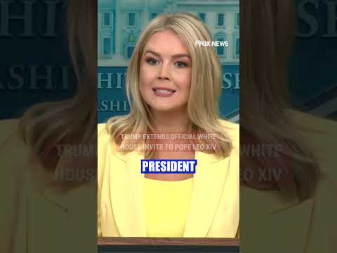 Trump officially invites Pope Leo XIV to the White House #foxnews #shorts #trump #pope #vance