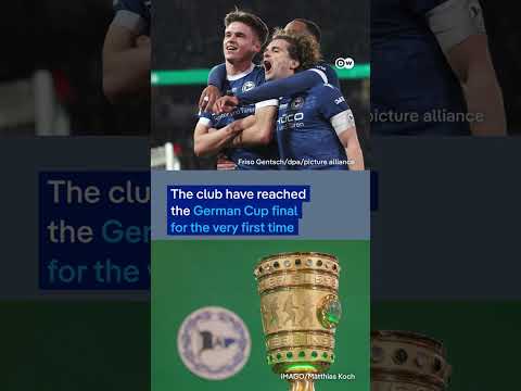 Germany’s tallest statue wears a giant football jersey ahead of German Cup final | DW News