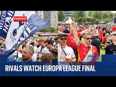 Europa League Final in Bilbao live: Tottenham Hotspur and Manchester United fans watch along