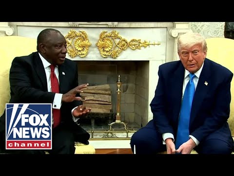 WATCH LIVE: Trump takes questions with South African president