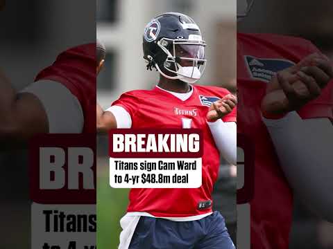Titans sign Cam Ward to rookie contract worth $48.8m #shorts