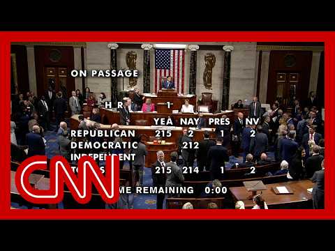 House narrowly passes Trump’s sweeping domestic policy bill