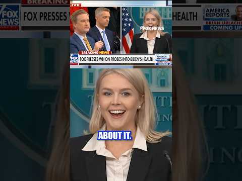 ‘BIT TOO LATE’: Leavitt roasts ‘Original Sin’ book on Biden’s health #biden #book #shorts #politics