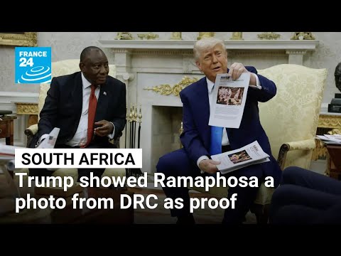 Trump showed Ramaphosa a photo from DRC as proof of ‘White genocide’ • FRANCE 24 English
