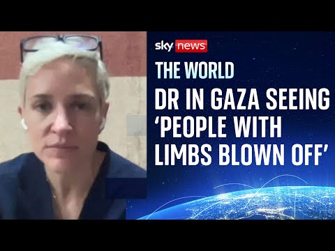 British doctor in Gaza speaks to Sky