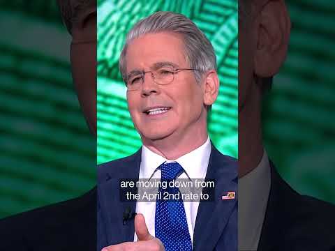 #Bessent sees “several large” trade deals in next few weeks #tariffs #trumptariffs #china #eu #trade