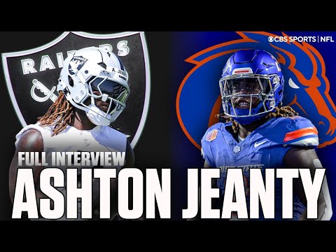 Ashton Jeanty discusses his experience with the Raiders at OTAs, shares advice from Marshawn Lynch 👀