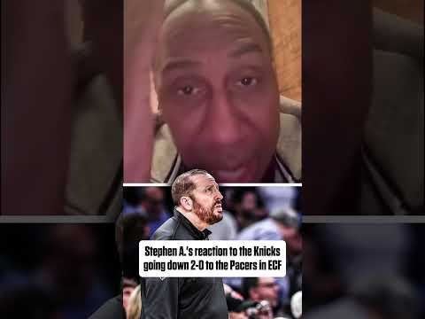Stephen A.’s reaction to Game 2 of the Eastern Conference Finals 👀 (via @stephenasmith/X)