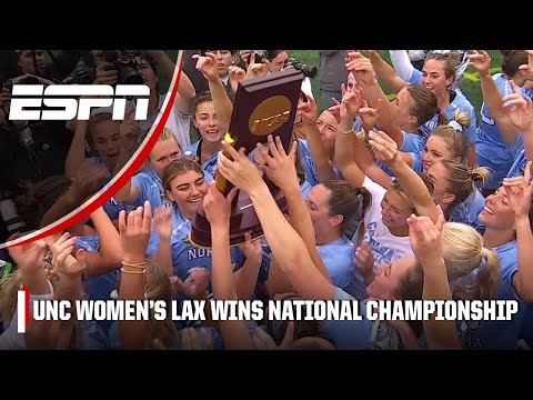 North Carolina defeats Northwestern to win Women’s Lacrosse National Championship 🏆