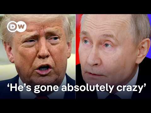 Trump calls Putin ‘crazy’ after massive Russian drone strike on Ukraine | DW News