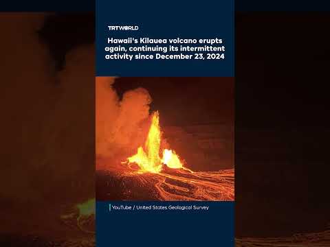 Hawaii’s Kilauea volcano erupts, spewing lava again