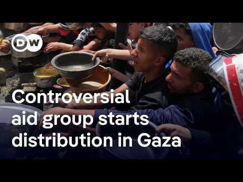 Head of controversial new Israel, US-backed aid group resigns as aid distribution starts | DW News