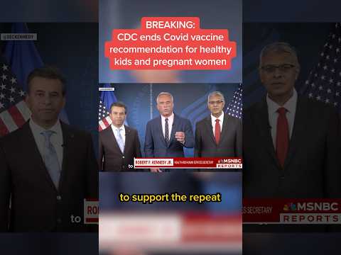 BREAKING: CDC ends Covid vaccine recommendation for healthy kids and pregnant women