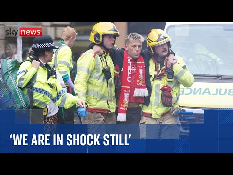 Couple hit by car tell Sky News they’re ‘traumatised’ after Liverpool parade attack