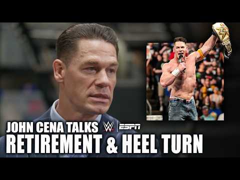 John Cena on his heel turn & why he decided to retire | WWE on ESPN | Stephanie’s Places