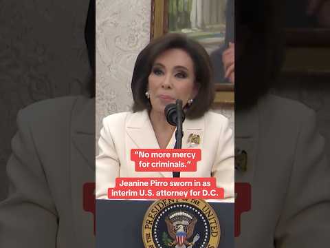 Jeanine Pirro sworn in as interim U.S. attorney for Washington, D.C. #shorts