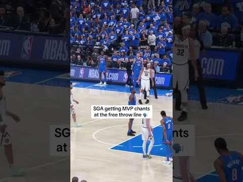 SGA getting MVP chants from the OKC crowd