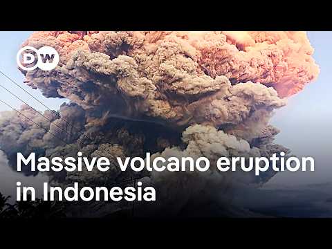 Volcano eruption grounds flights and disrupts air travel across Indonesia | DW News