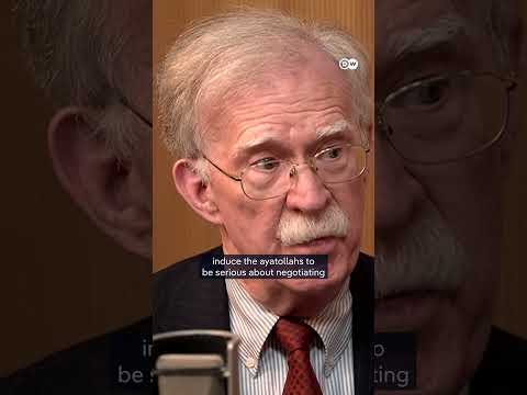 ‘The Ayatollahs are waiting to see if Trump will chicken out’ John Bolton to DW | DW News