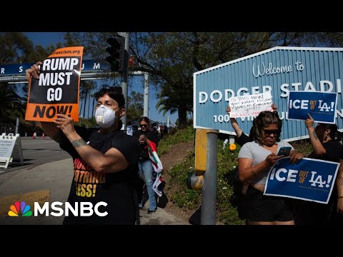 ‘Not what we’re about’: Dodger Stadium becomes flashpoint in immigration crackdown