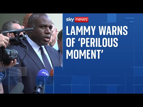 David Lammy warns of ‘perilous moment’ after Iran meeting in Geneva