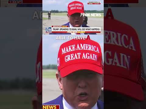 WATCH: Trump says Iran is nearing nuclear capability #shorts #breakingnews #usa #world #trump #news