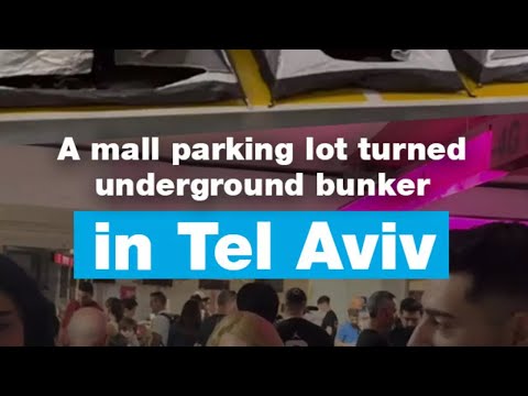 A mall parking lot turned underground bunker in Tel Aviv • FRANCE 24 English