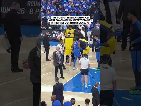 The moment Tyrese Haliburton suffered an injury in Game 7