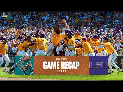 2025 College World Series: LSU tops Coastal Carolina to secure 2nd National Championship in 3 years