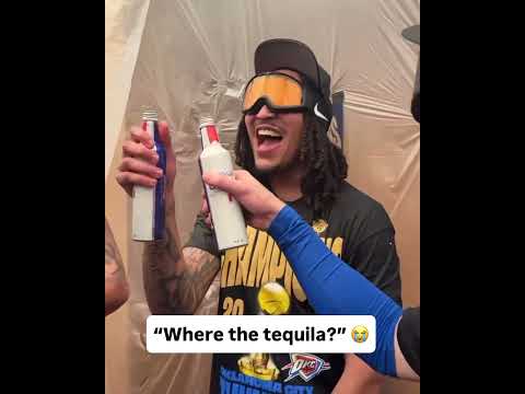 The Thunder’s NBA Finals celebration continues 😅