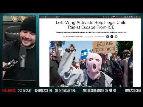 Leftist Anti-ICE Group HELPS Child Abuser Illegal Immigrant ESCAPE, The Left Is A Cult