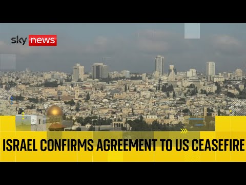 Israel confirms agreement to US ceasefire proposal | Watch full coverage on Sky News