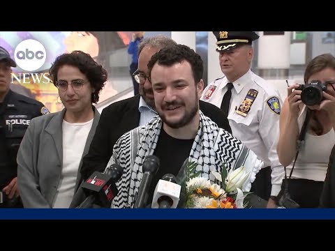 Mahmoud Khalil speaks out after release from ICE detention