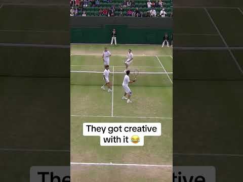 This was too good 🤣 (via @wimbledon/TT)