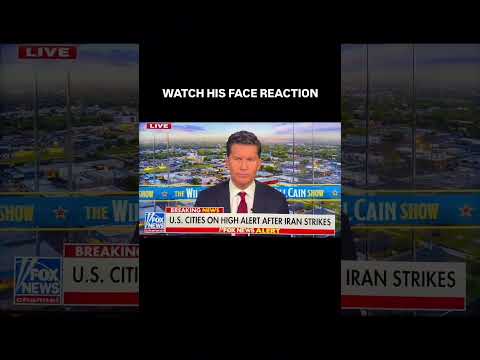 Watch His Reaction to the News Anchor