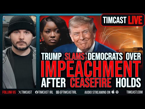 Trump SLAMS Democrats Over IMPEACHMENT After CEASEFIRE Holds