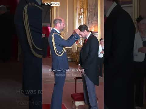 Gareth Southgate receives knighthood