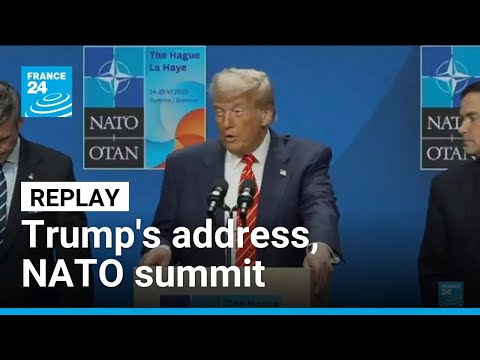 REPLAY: Donald Trump’s address at the NATO summit • FRANCE 24 English