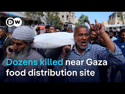 IDF says it fired shots near Gaza aid distribution station | DW News