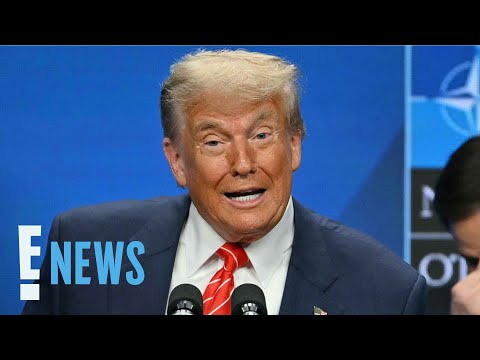 Donald Trump Reacts to NATO Leader Calling Him “Daddy” | E! News