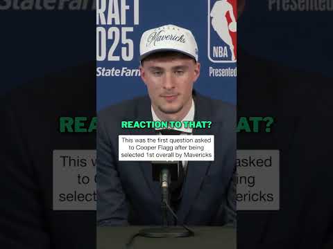 Cooper Flagg: “I have no insider information.” #nba