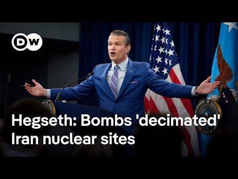 Why the Pentagon’s claim that US strikes ‘obliterated’ Iran’s nuclear sites is under fire | DW News