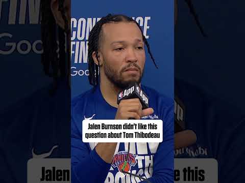 Jalen Brunson defends Tom Thibodeau after the Eastern Conference Finals