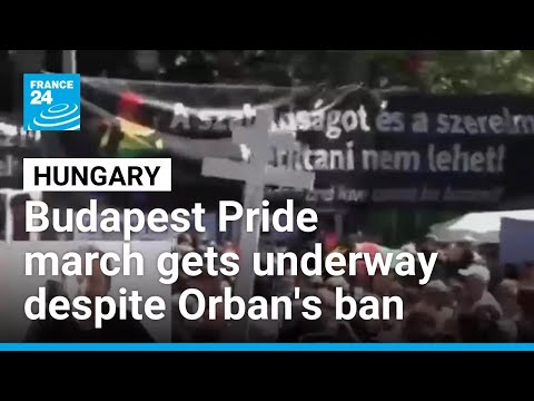 Budapest Pride march gets underway despite Orban’s ban • FRANCE 24 English