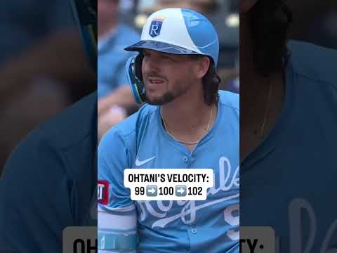 Shohei Ohtani is bringing the heat in Kansas City! 🔥 #shoheiohtani #Dodgers #mlb