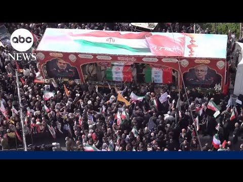 Iran holds state funerals for top commanders killed in attacks with Israel