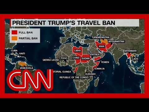 Trump bans travel to the US from 12 countries