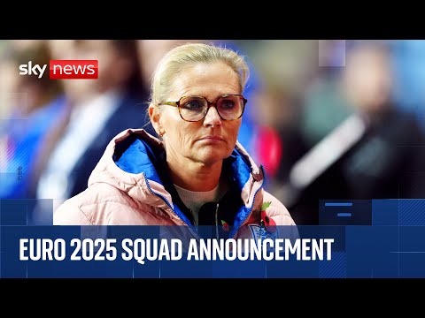 England Women’s Euro 2025 squad announcement