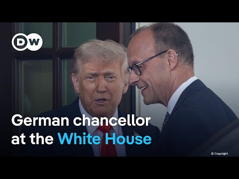 Friedrich Merz meets Donald Trump for the first time in person since his election in May | DW News
