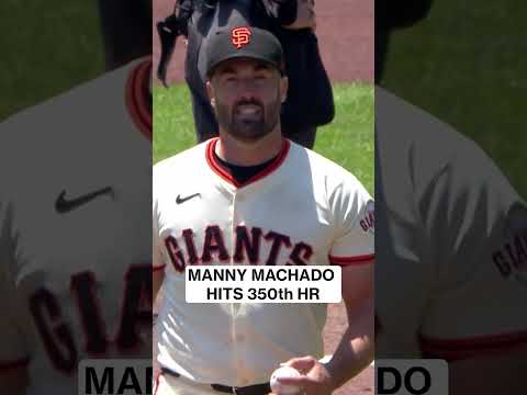 Manny Machado hits his 350th HR 💪 #MLB #sandiegopadres #mannymachado
